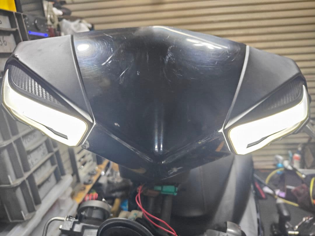 4型 前期後期用 KOSO製LEDフロントポジ付きLEDウィンカー KOSO LED BLADE ウインカー【4型シグナスX】 – kn926-net