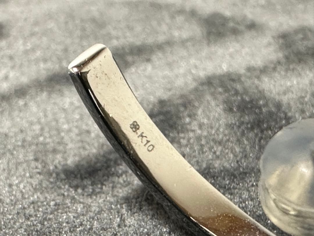 SK HIROTAKA ヒロタカ　ピアス　k10 シルバー