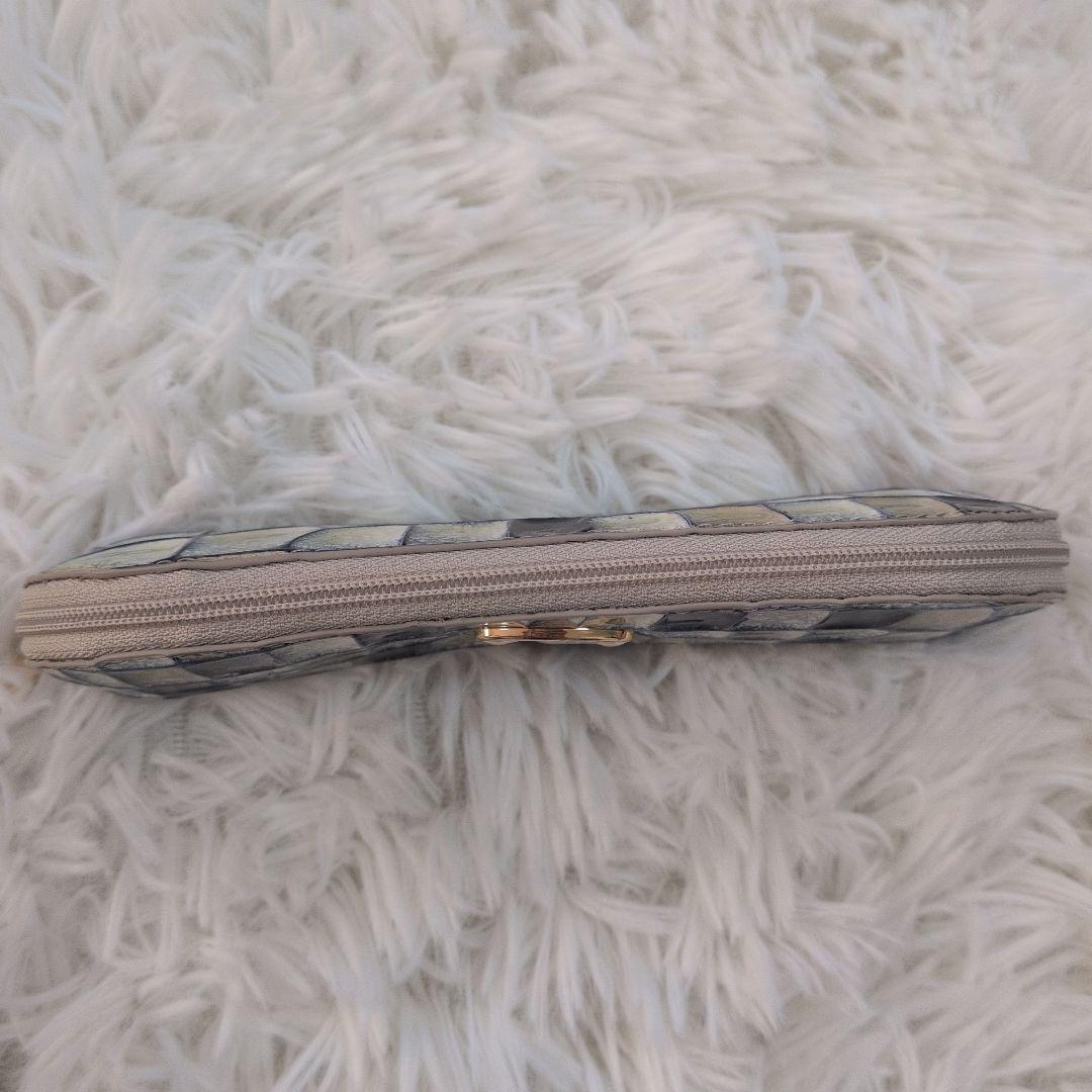 未使用級　ATAO アタオ　ペンケース　ポーチ　メガネケース　ブループリズム