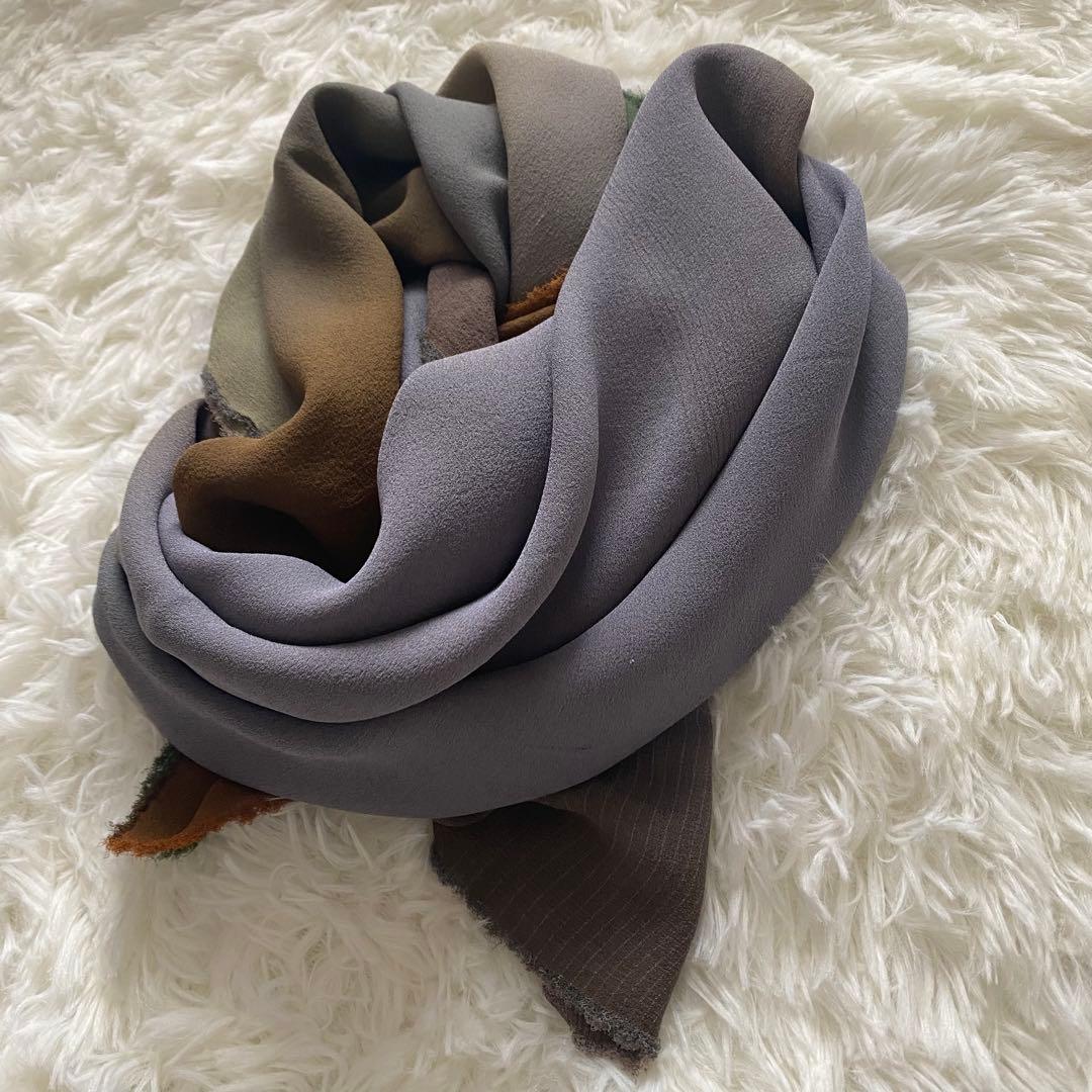 ヨーガンレール チェーンステッチスカーフ 大判 ストール ヨーガン