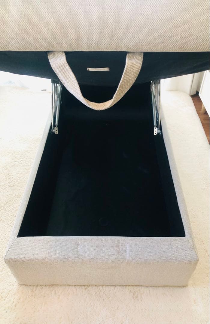 しん　直接可 ニトリ カウチソファベッド　ノアーク2 グレー