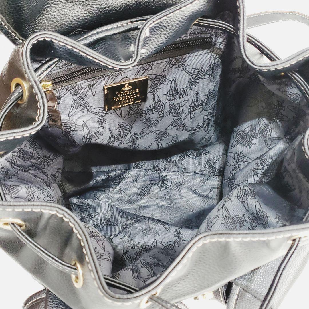 良品【Vivienne Westwood】 ヴィヴィアン オーブブラックリュック