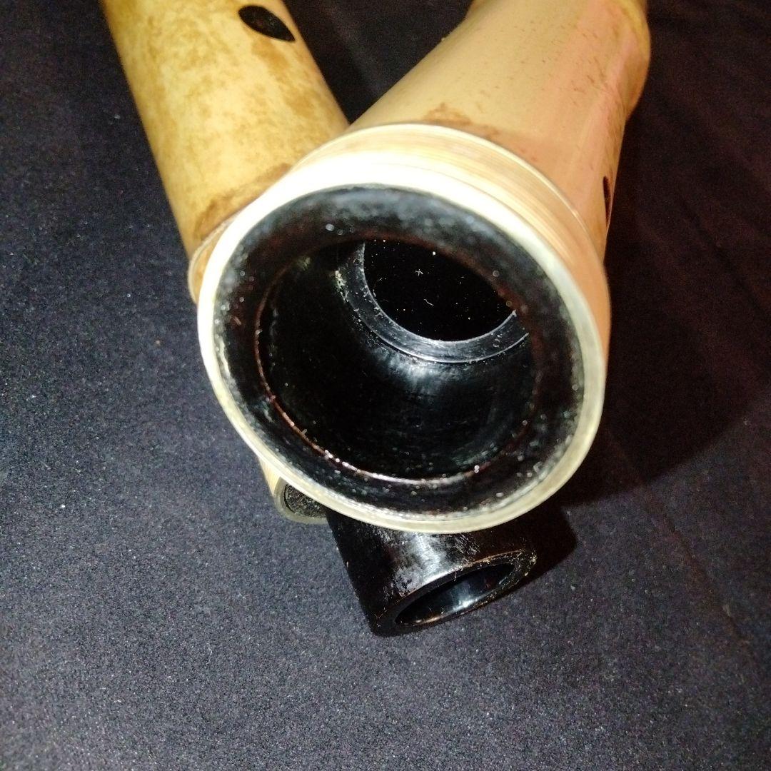 尺八本体 竹製 銘 竹治