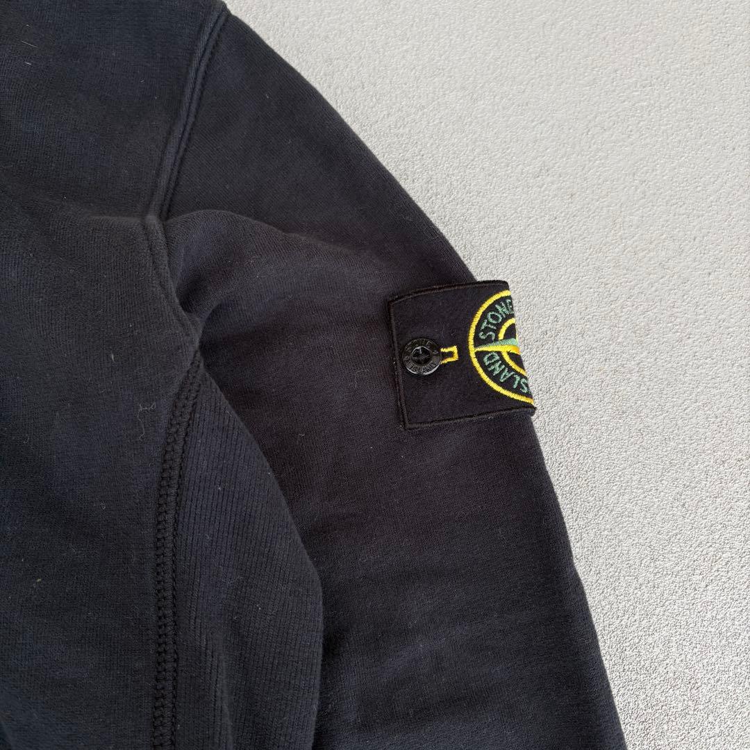 トップス STONE  zip sweat jacket black