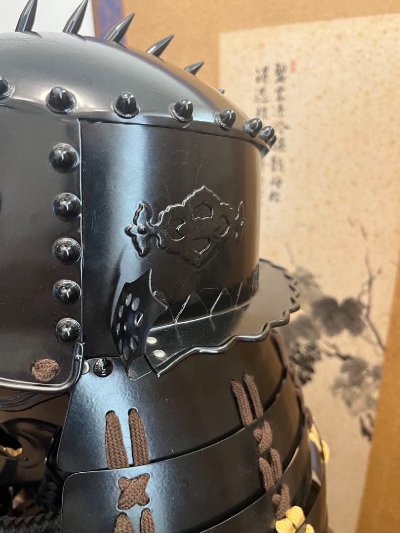 美品！鎧兜　大鎧　等身大一式　雑賀衆　鎧櫃、鎧台付き
