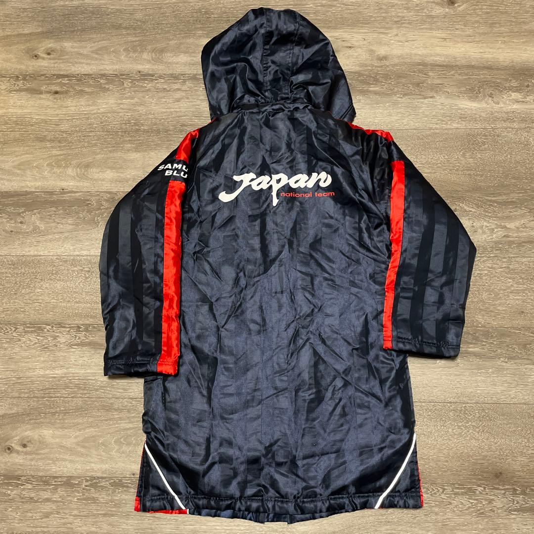 希少品 JFAサッカー日本代表 SAMURAI BLUE ベンチコート 150 - メルカリ
