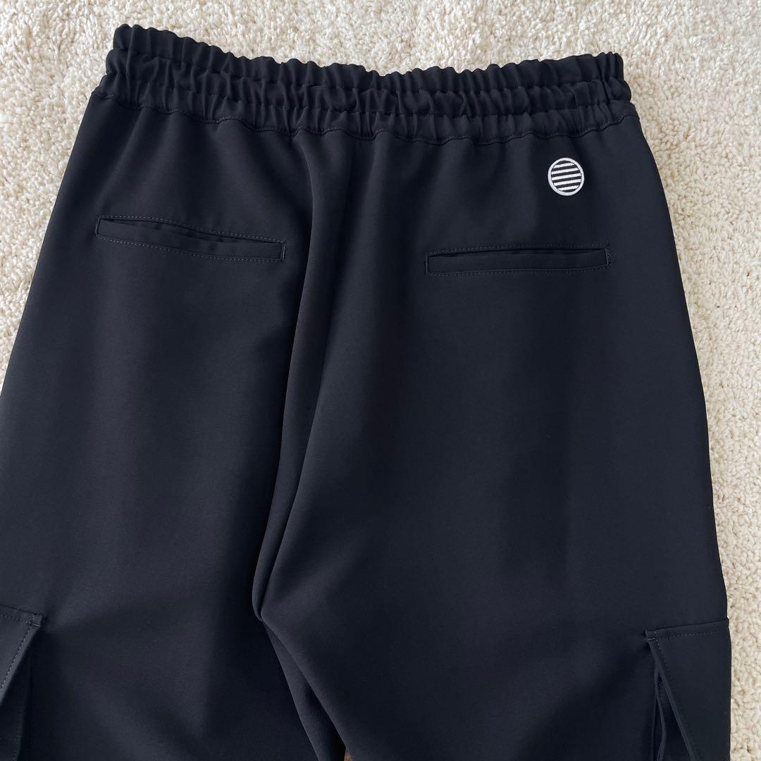 タグ付き美品♡ ボーダーズアットバルコニー カーゴパンツ ブラック ゴム 38