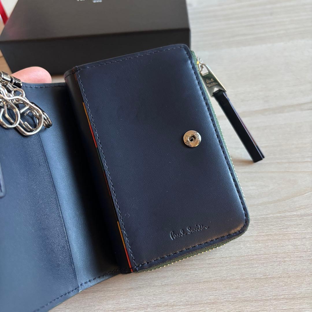 ポールスミス　ブライトストライププラー ＆キーケース