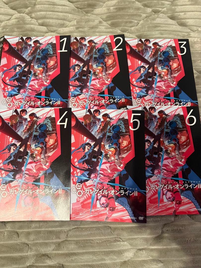 ガンゲイルオンラインII　DVD　全6巻