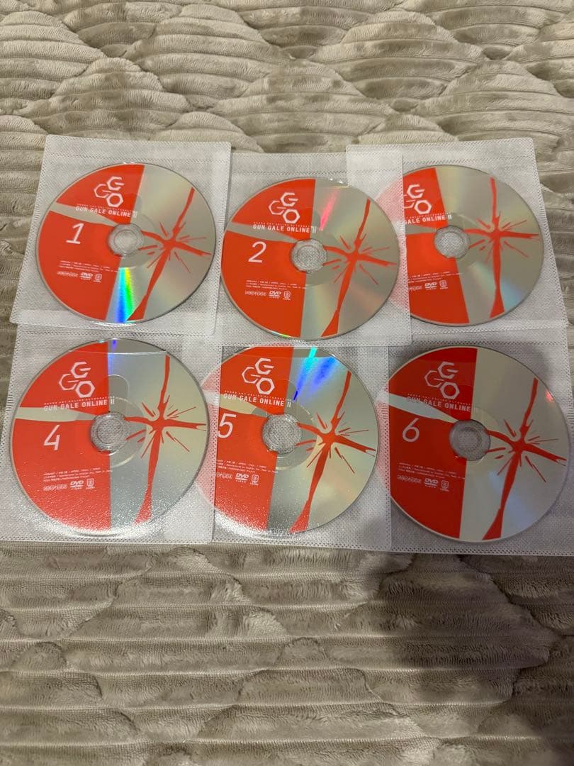 ガンゲイルオンラインII　DVD　全6巻