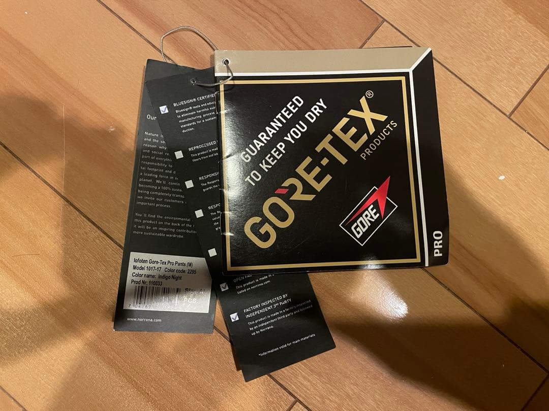 Norrona lofoten ビブパンツ　Mサイズ indigo night