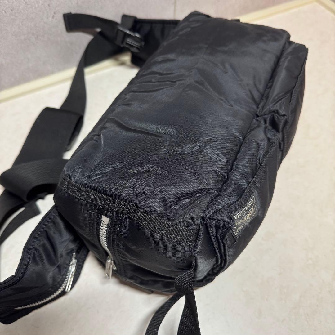 希少 入手困難 極美品 PORTER タンカーウエスト ボディバッグ 黒