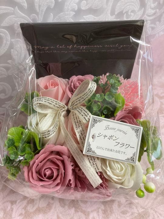 シャボンフラワー　《ピンク》