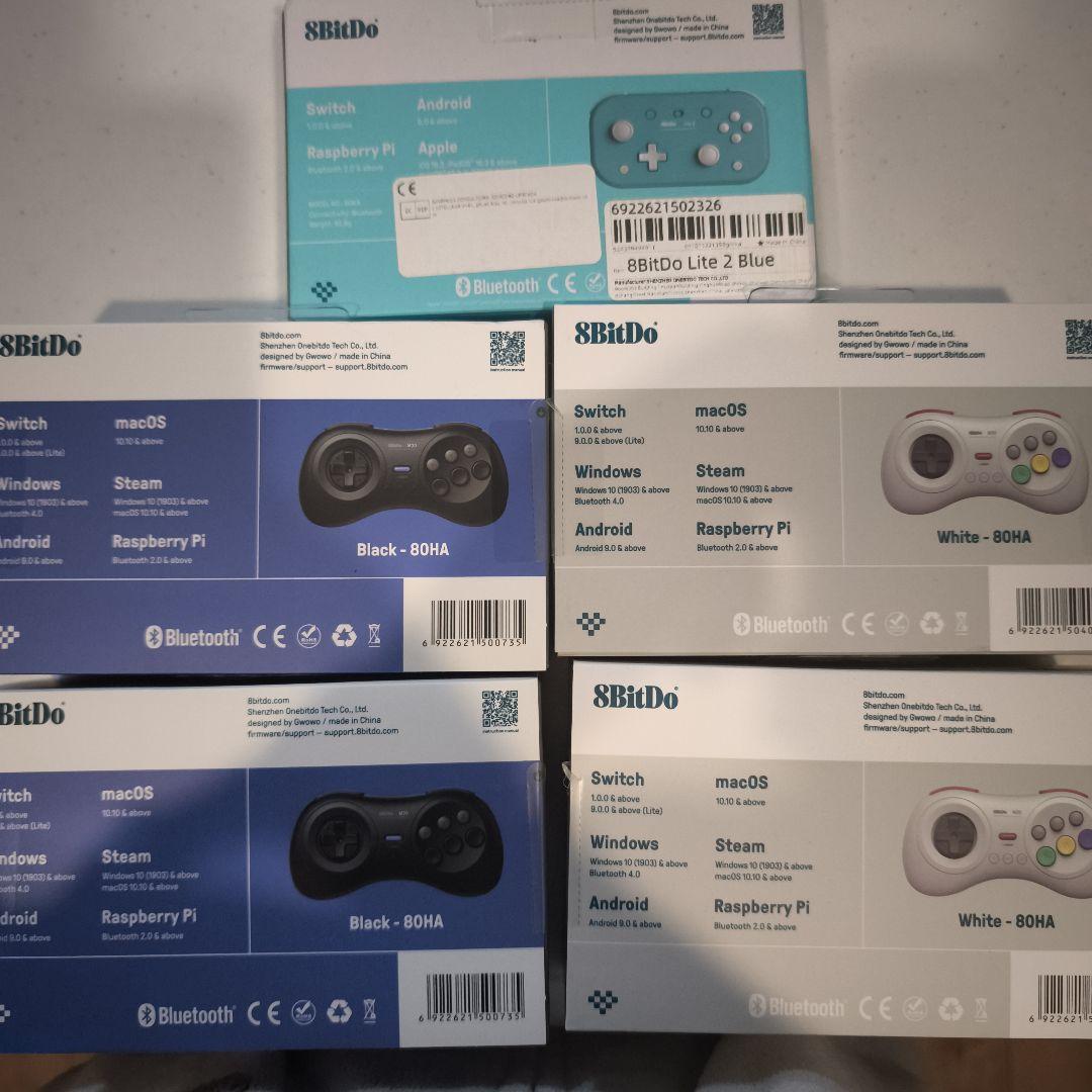 8BitDo コントローラー 3種5個セット 16日まで限定価格