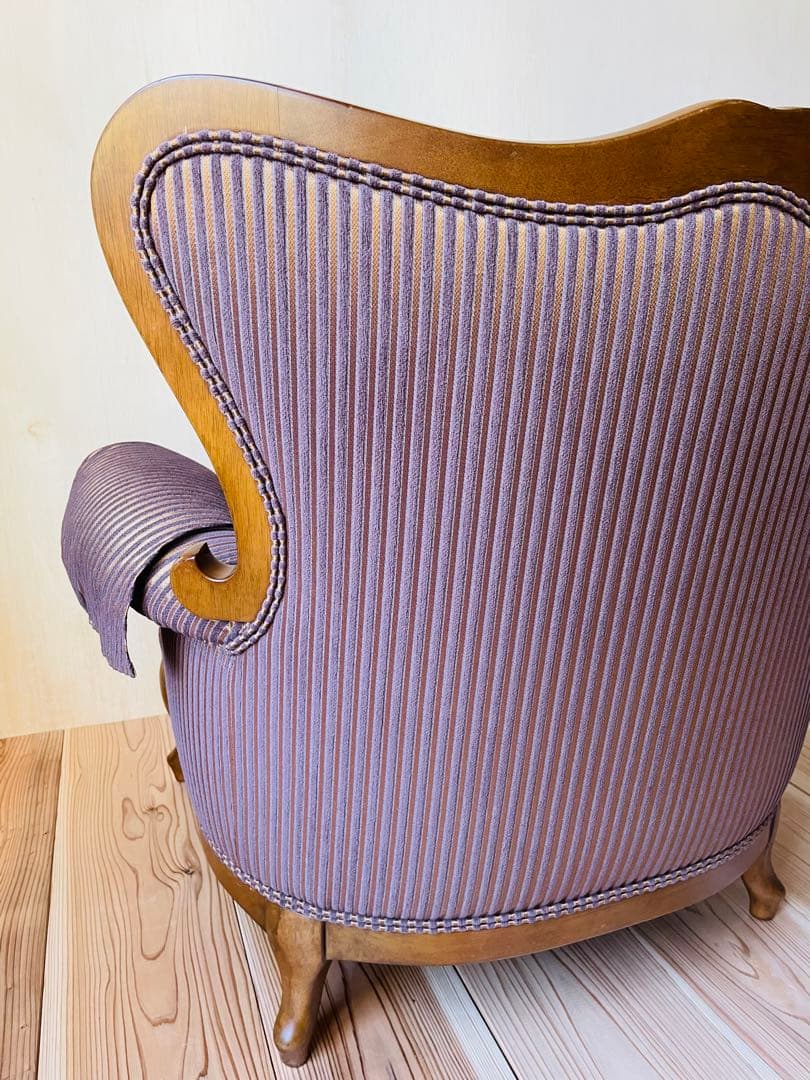 マルニ木工/マキシマム/アンドリュー/アームカバー付き/1人掛けソファ/猫脚②