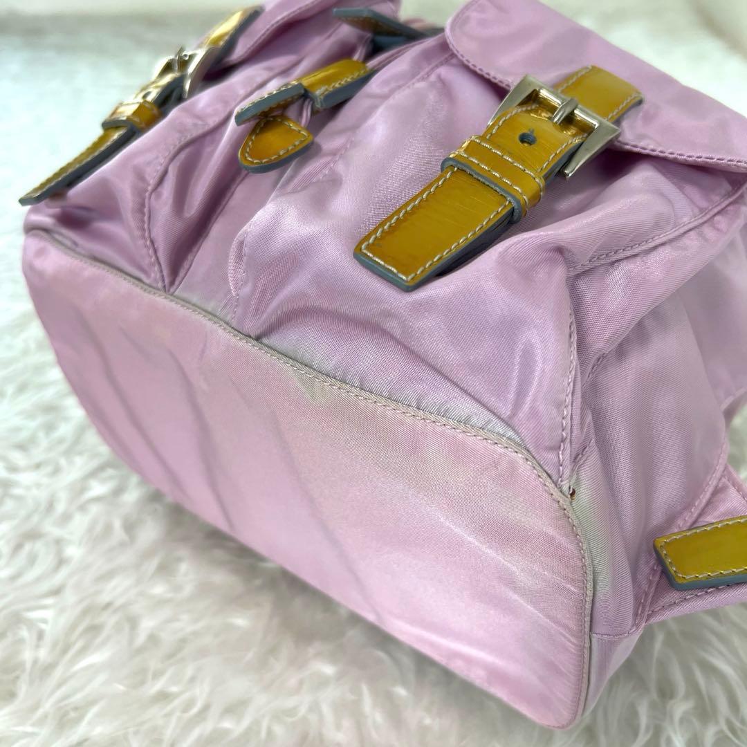 【希少色】プラダ レディース 三角プレート テストートナイロンミニリュック