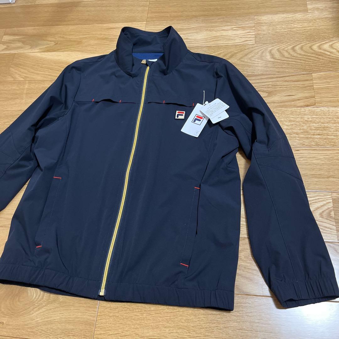 フィラ　テニスウェア　ウインドジャケット　トラックジャケット　XL 紺　新品