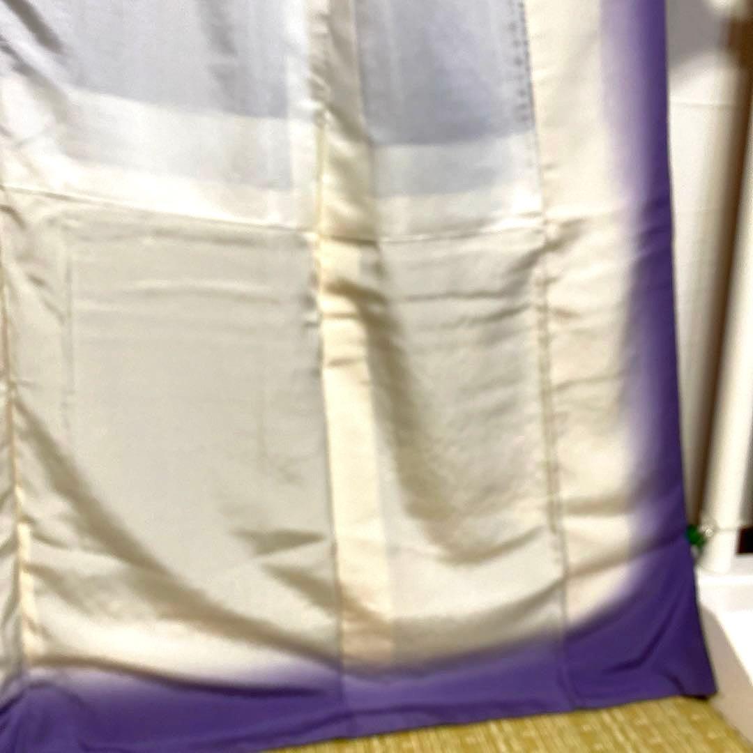 着物-辻が花着物122桐屋翠山工房本格辻が花深藍紫に幻想のぼかし絞りやまと誂製