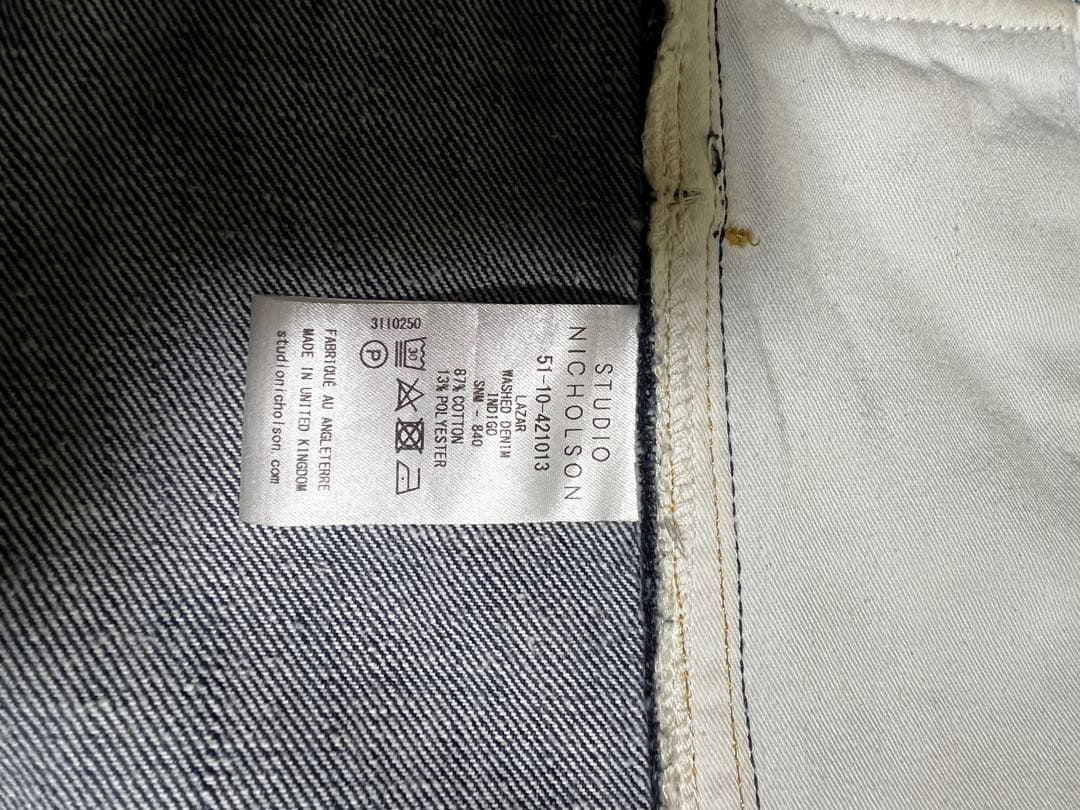 STUDIO NICHOLSON デニムジャケット Mサイズ