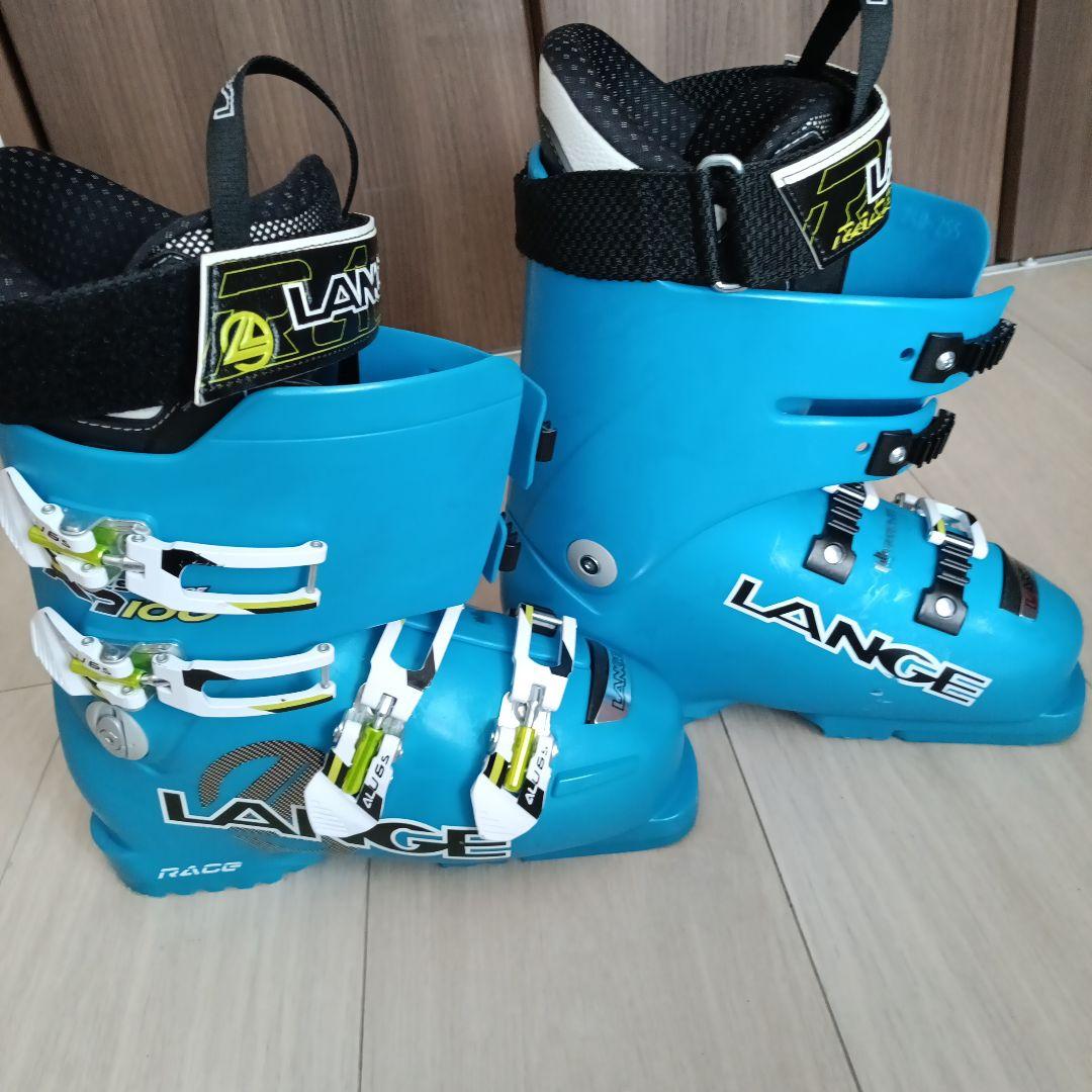 超美品】LANGE 女性用スキーブーツ 青24-24.5cm