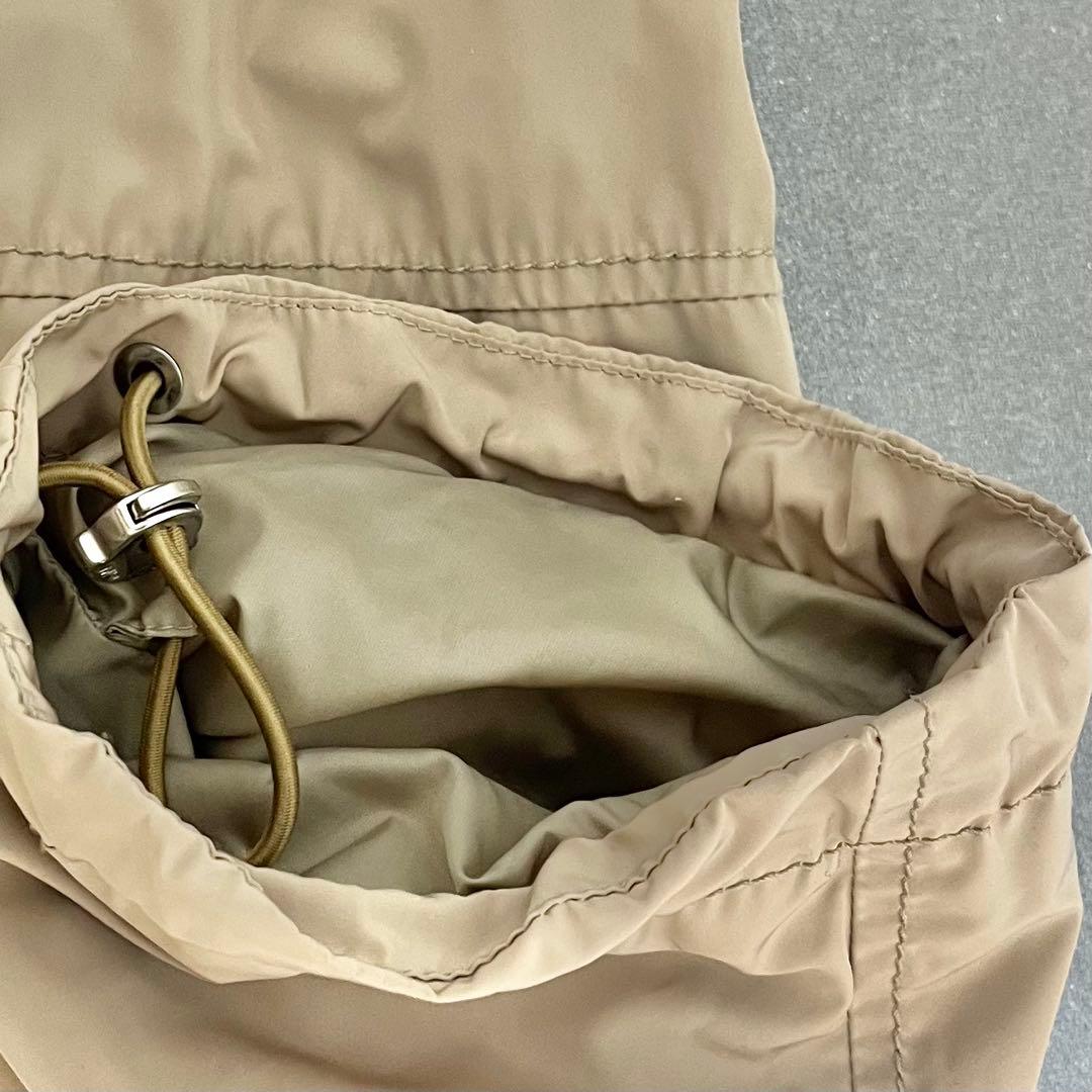 モンクレール TARAWA フーディ ロングコート ベージュ サイズ0