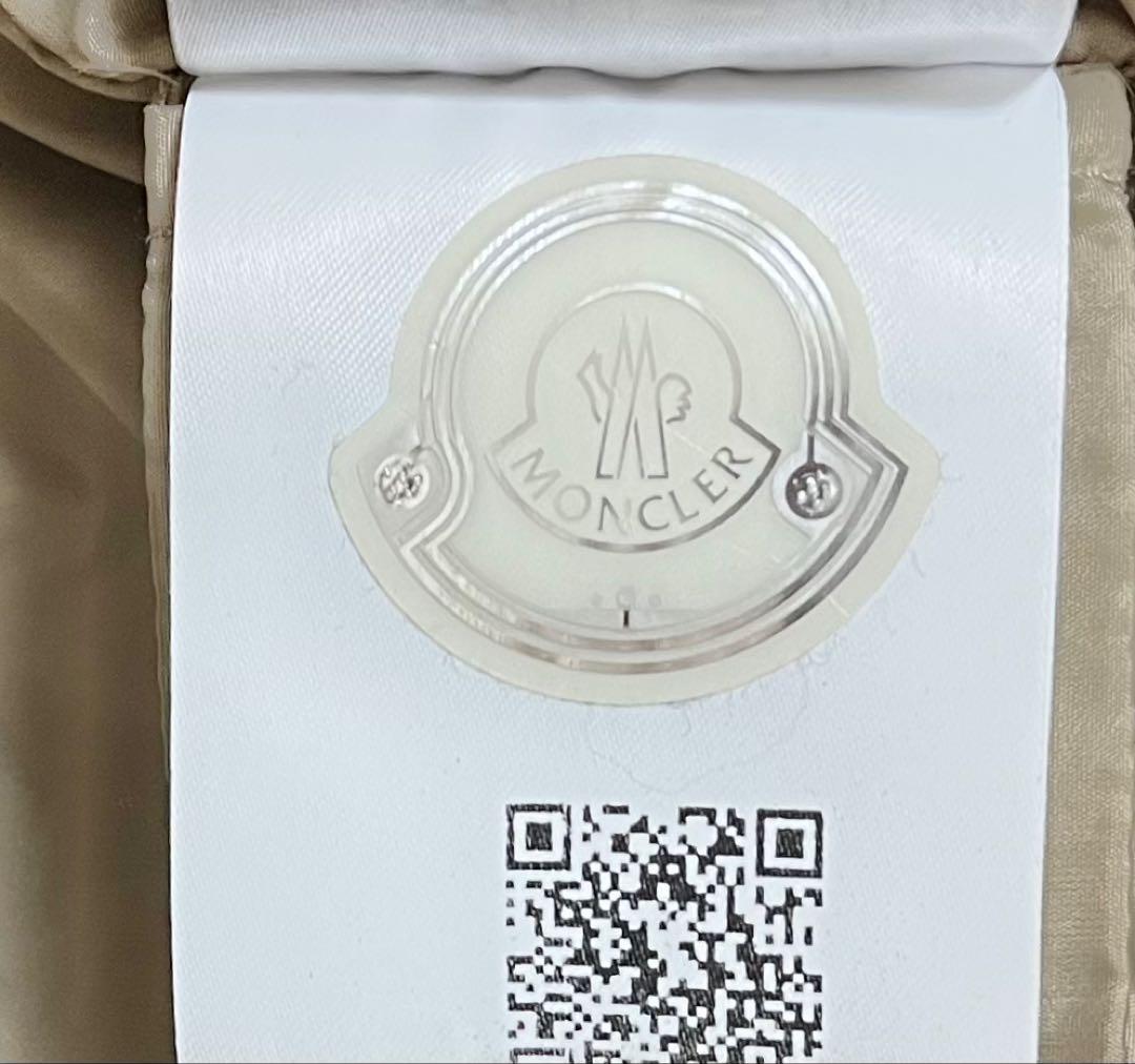 モンクレール TARAWA フーディ ロングコート ベージュ サイズ0