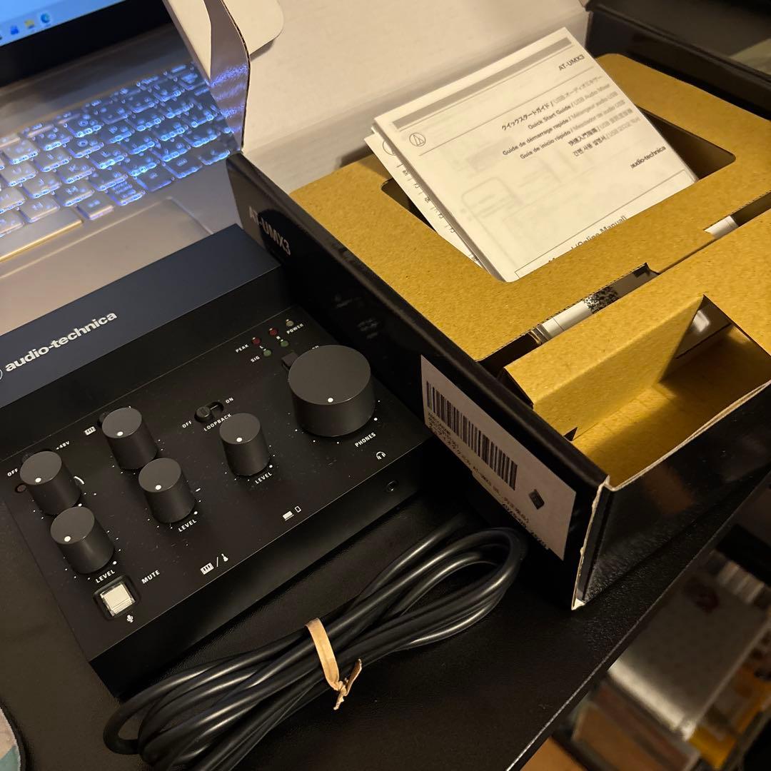 開封済・ほぼ未使用】audio-technica AT-UMX3