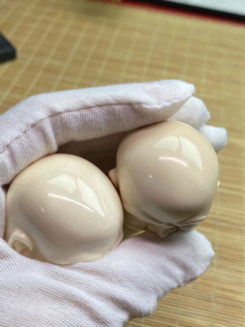 天然マンモス牙美しい手作り彫刻 弥勒仏頭 保健球