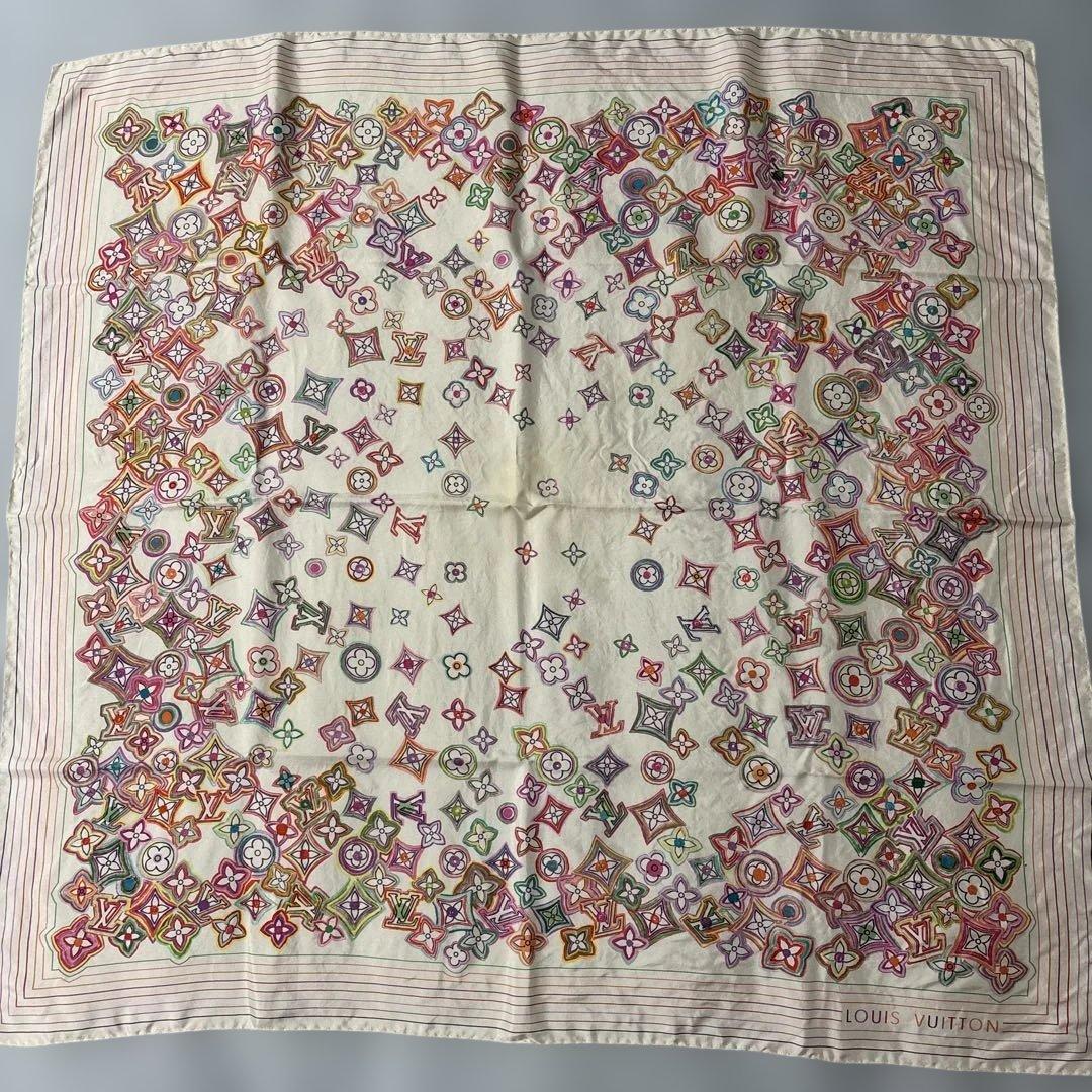LOUIS VUITTON マルチカラー スカーフ 大判