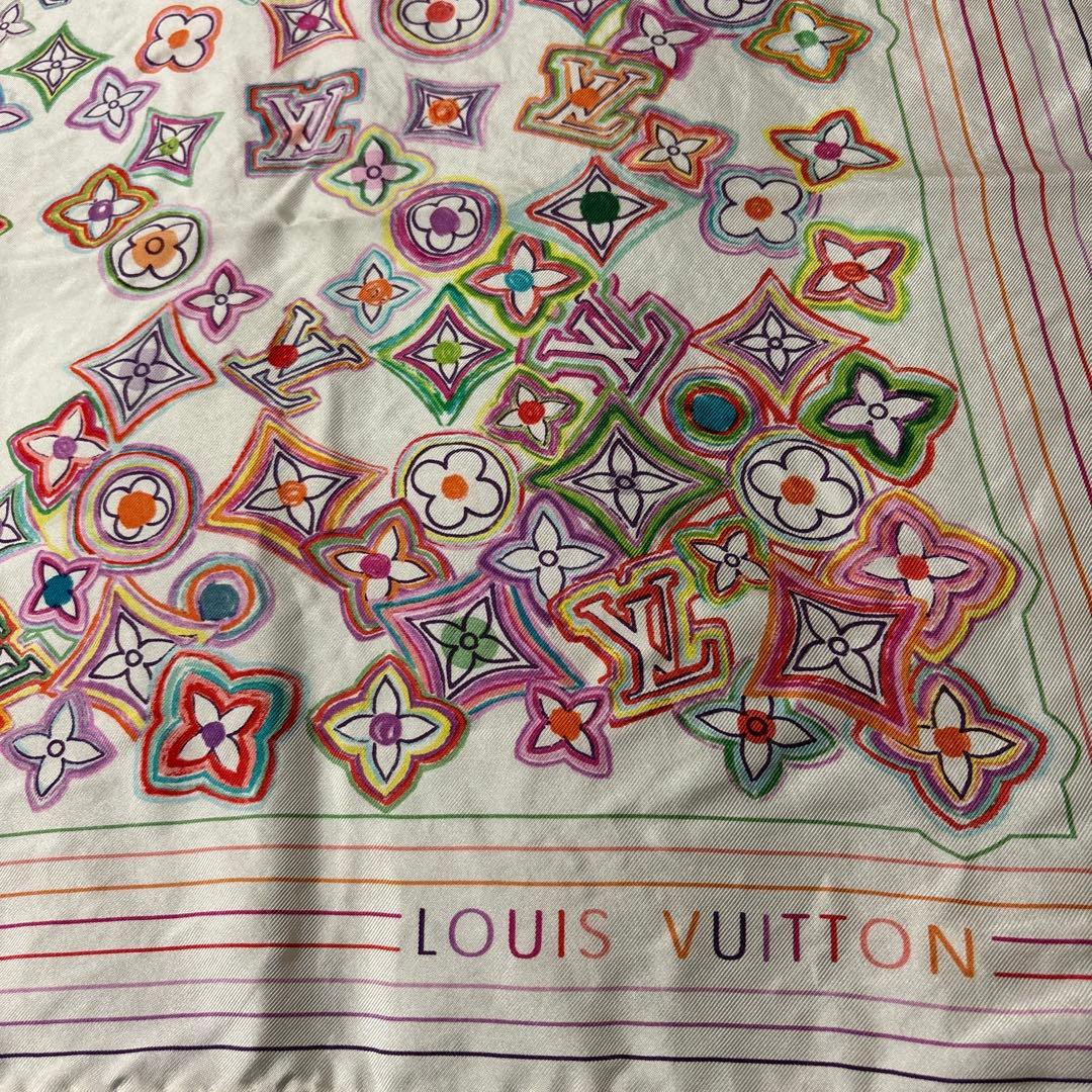 LOUIS VUITTON マルチカラー スカーフ 大判