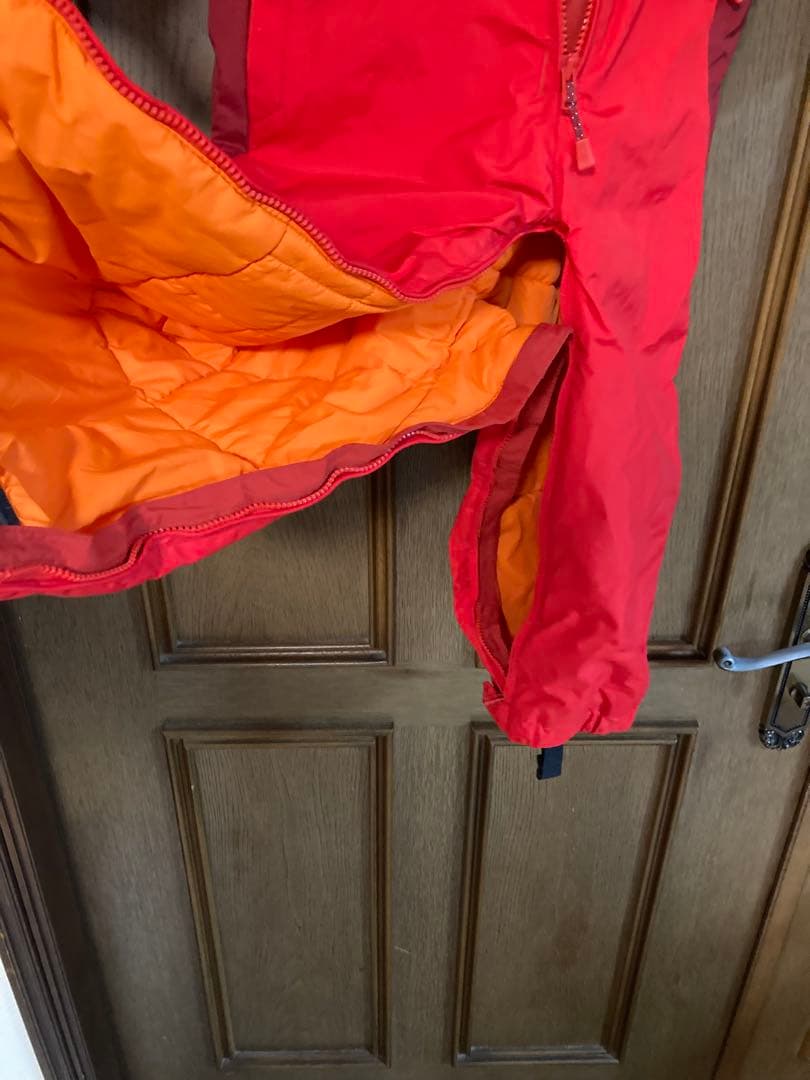 mont-bell 子供用ジャンプスーツ スノーウェア100 赤