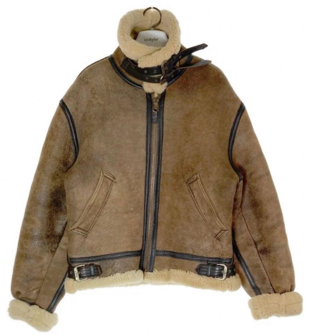 AVIREX】B-3フライトジャケット size38 ムートン 革シープスキン