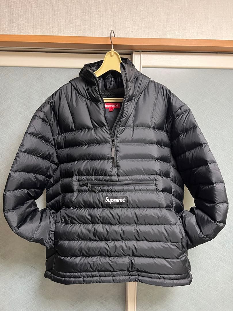 supremeマイクロダウン 25FW ブラック Lサイズ