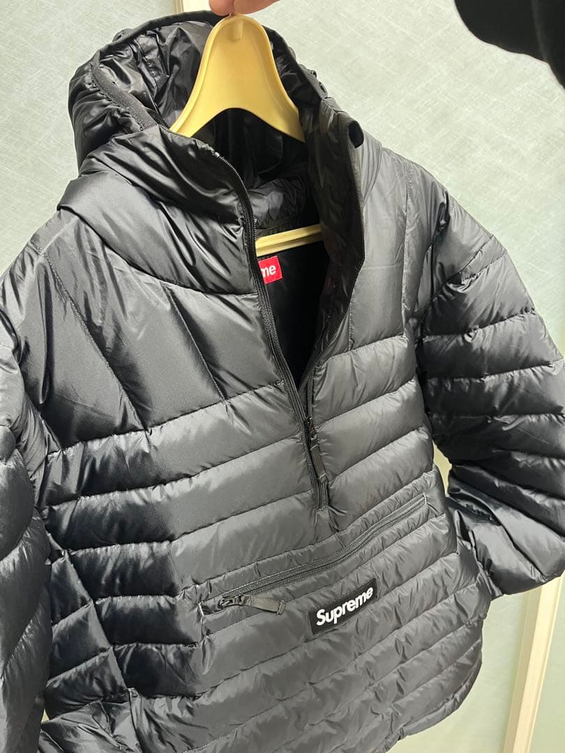 supremeマイクロダウン 25FW ブラック Lサイズ