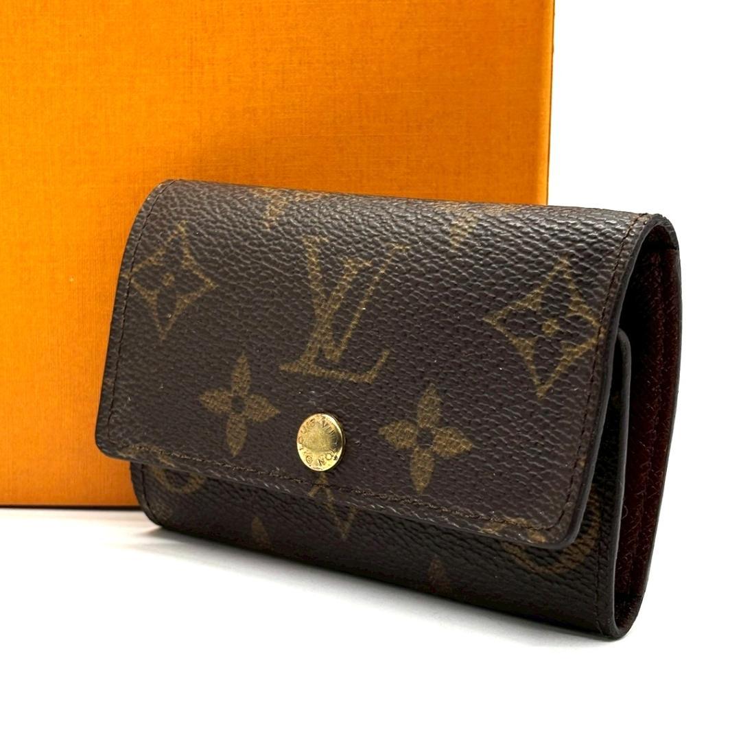 ルイヴィトン モノグラム ミュルティクレ6 キーケース M62630 茶