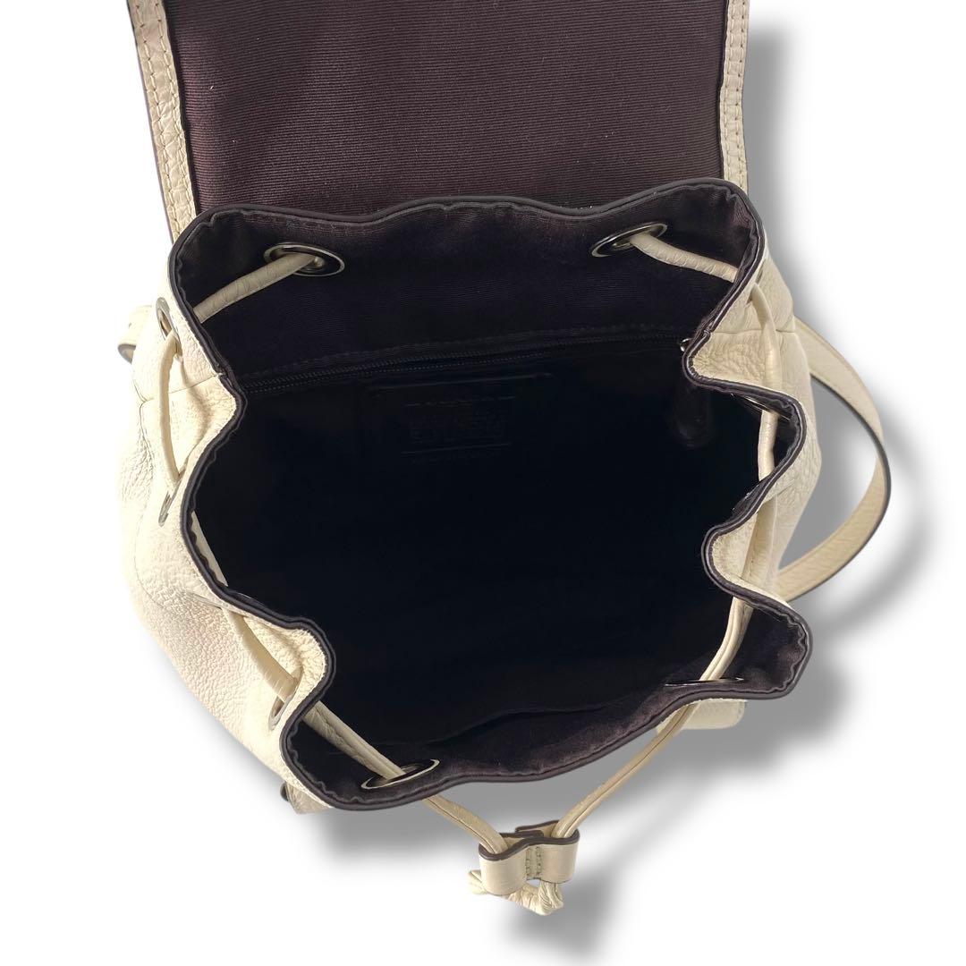 美品 Coach コーチ フローラル ツーリング ミニリュック デイパック