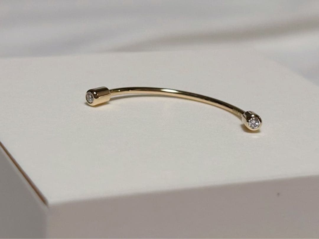 〈シハラ〉ダイヤモンドツイストカールピアス01