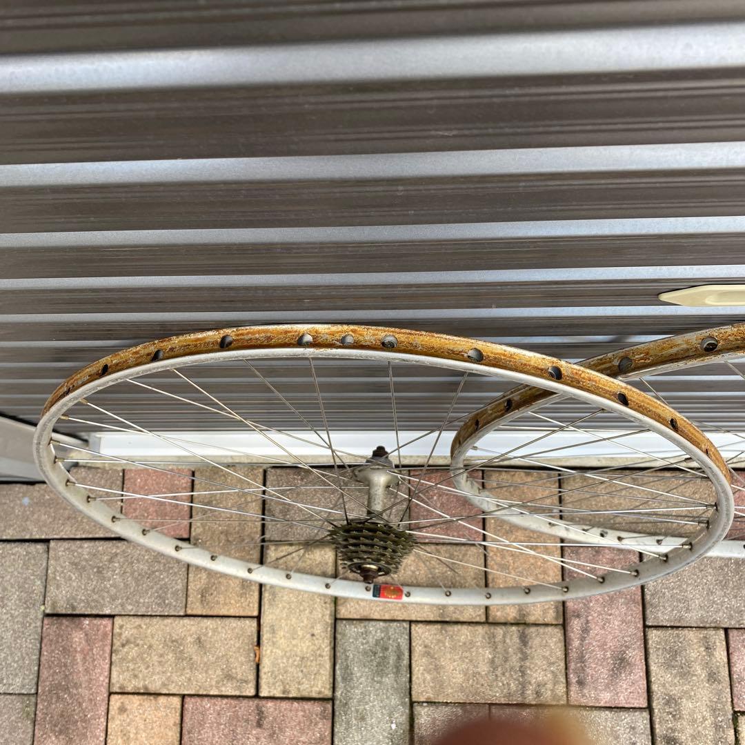 MAVIC SHIMANO600シルバー 完組ホイール