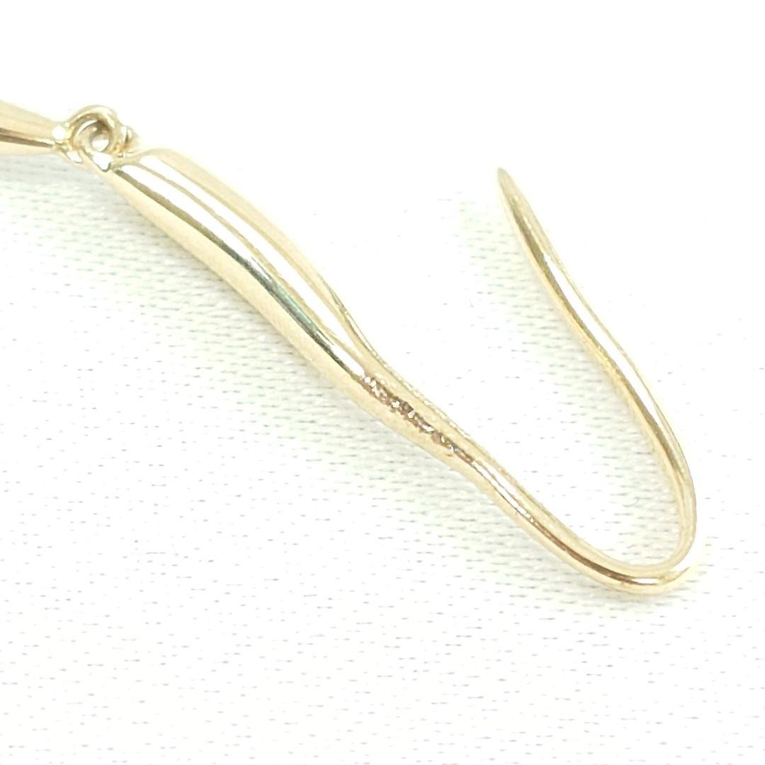 ティファニー K18 フェザー ピアス 片耳用 6680