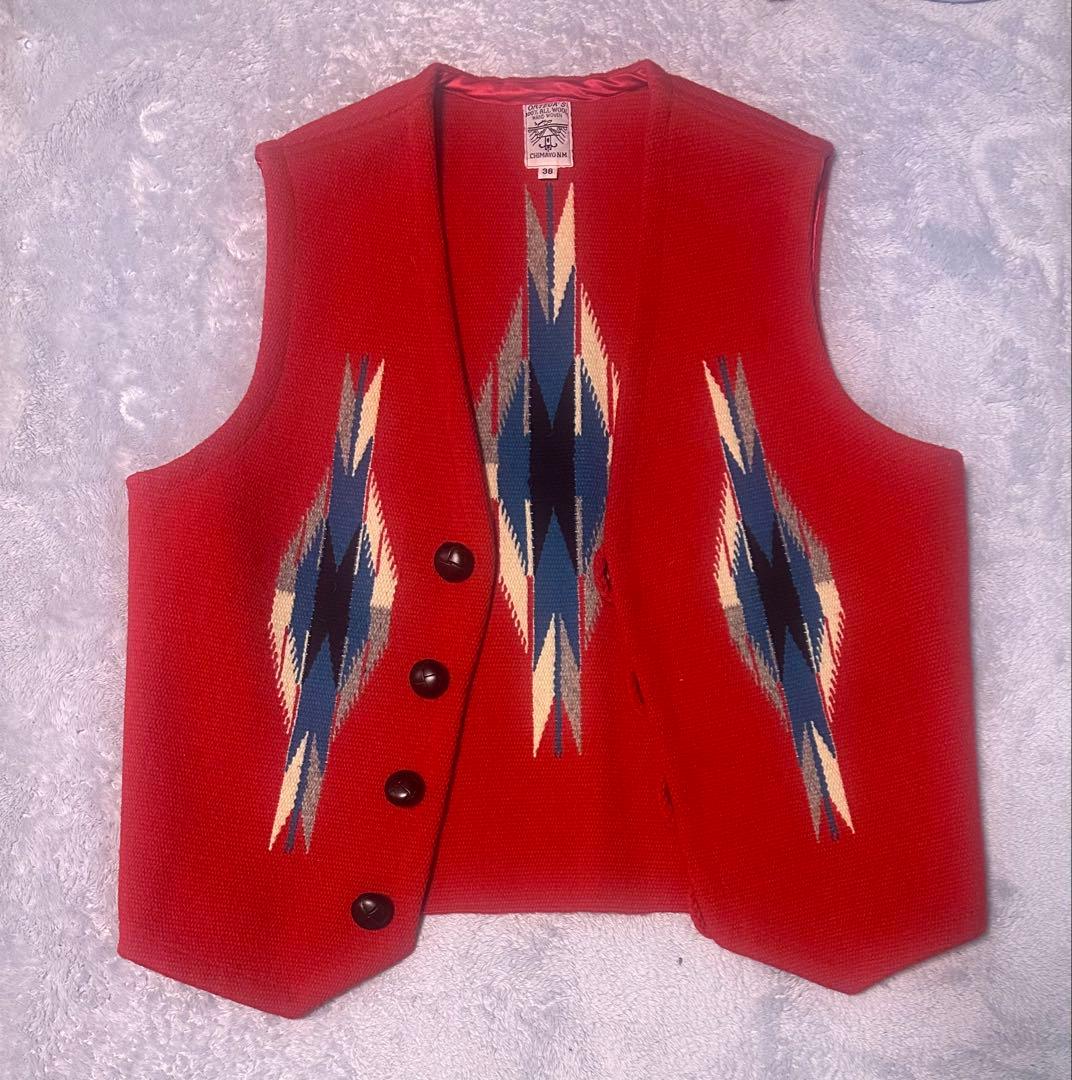 ORTEGA'S オルテガ チマヨベスト レッド38 美品 - メルカリ