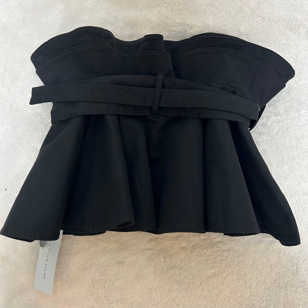 【新品タグ付き】LA BELLE ETUDE サークルフレアボリュームベルト