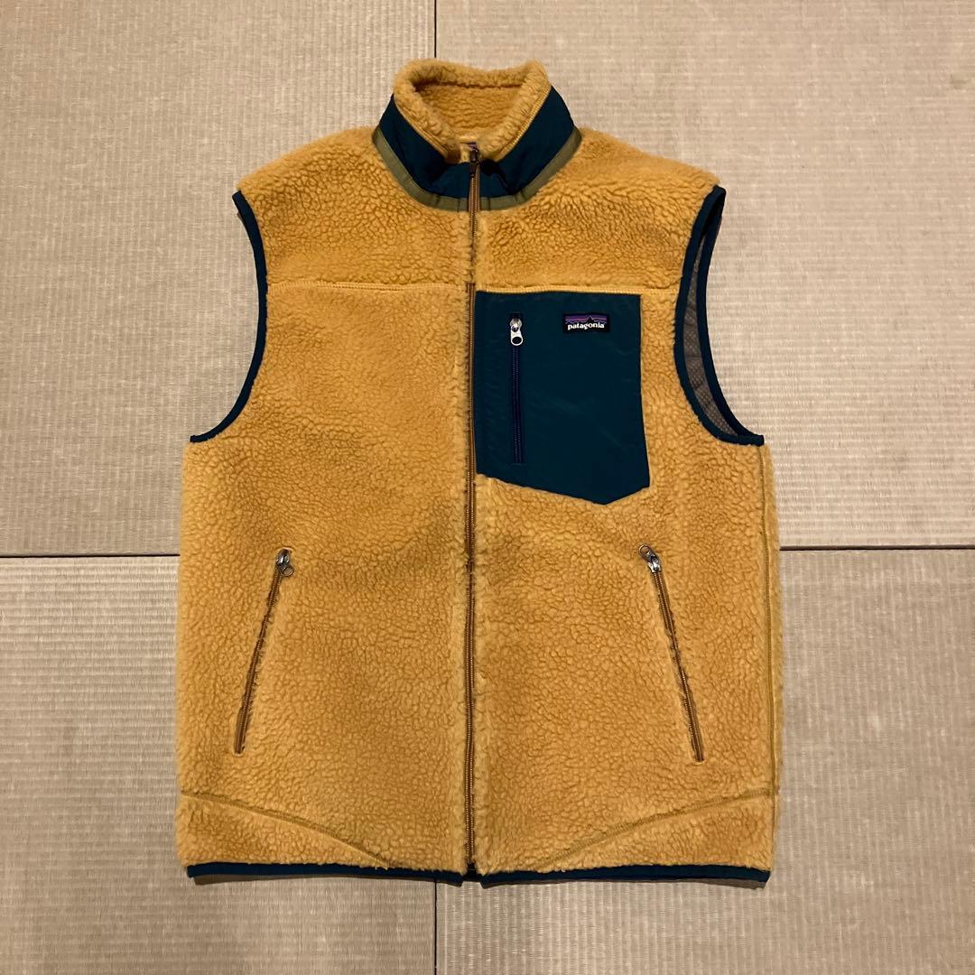 極美品！パタゴニア　レトロx ベスト　フリース　ゴールド