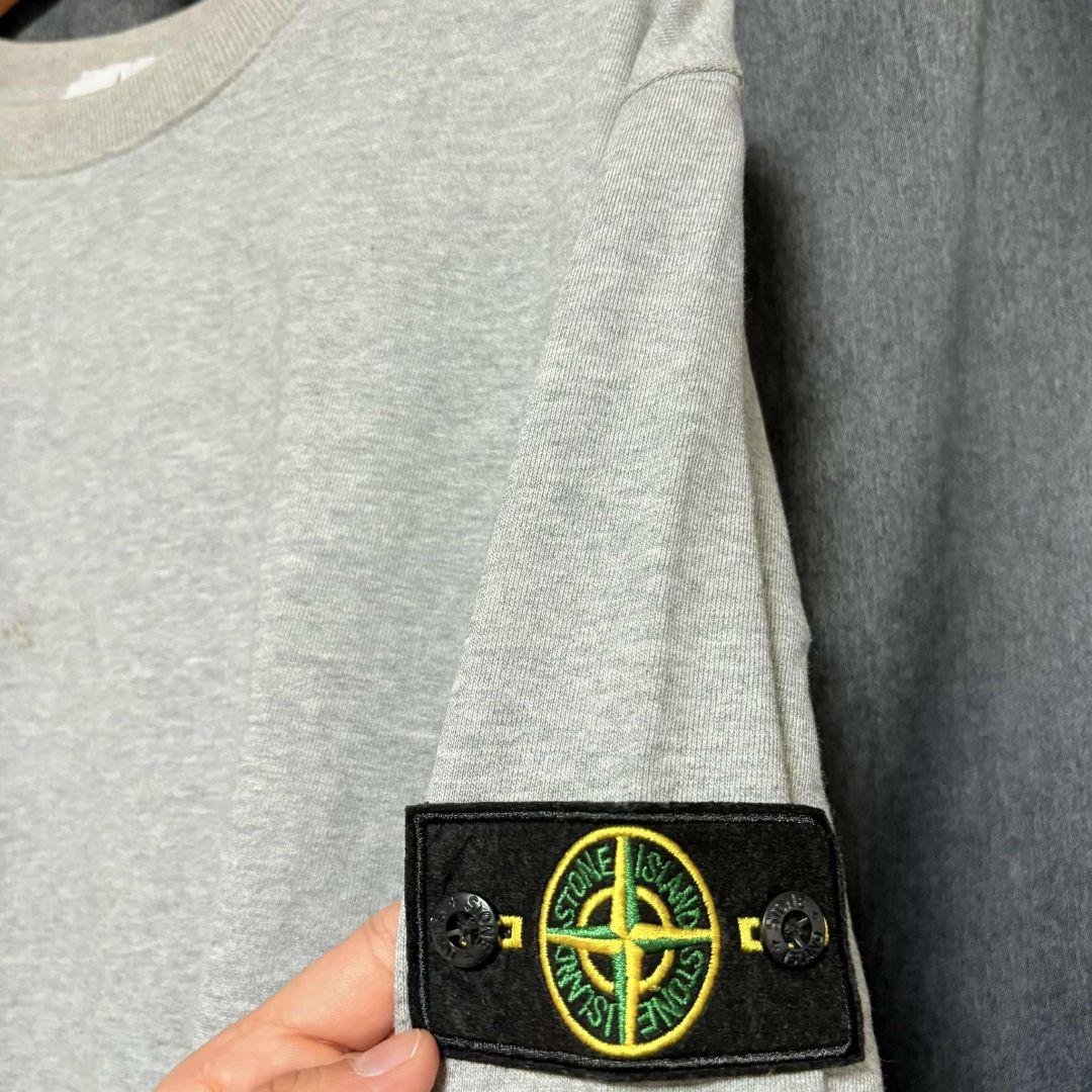 Stone  グレー クルーネック スウェット