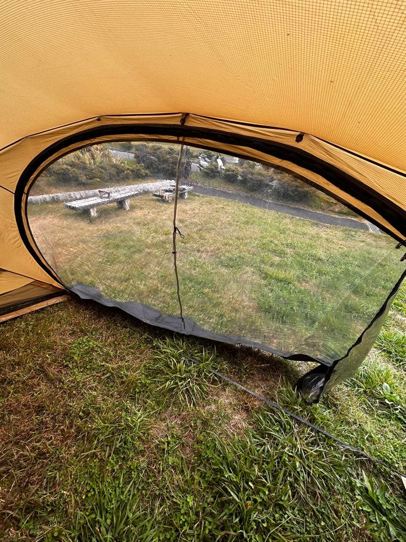 TPUドア付きドームシェルター テントDOKICAMP G2000カーキ(タン)