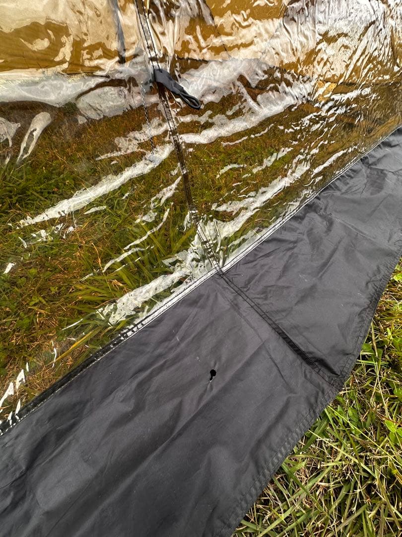 TPUドア付きドームシェルター テントDOKICAMP G2000カーキ(タン)