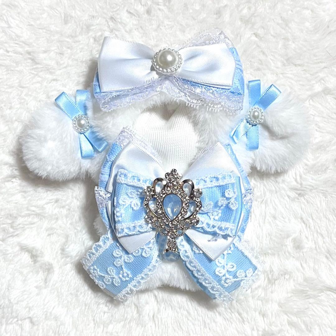 ぬい服 着ぐるみ にじぱぺっと 10cm 11cm 水色 - メルカリ