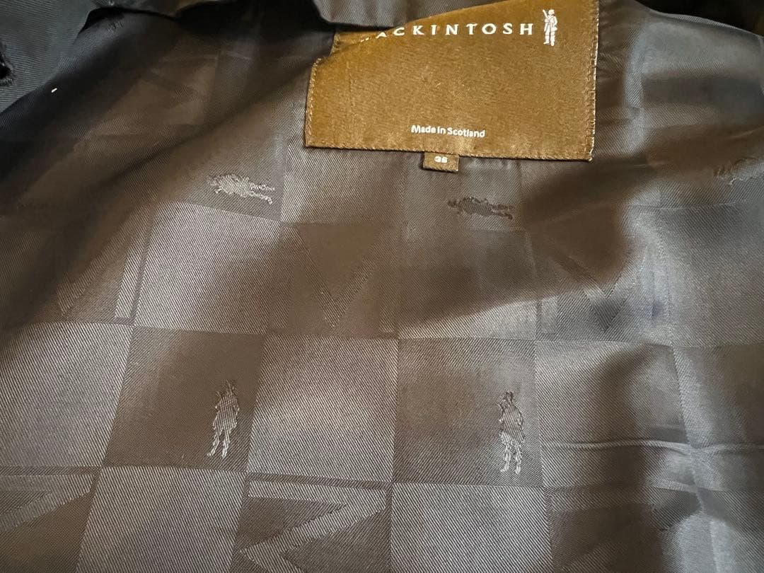 マッキントッシュ／ベルテッド ステンカラーコート／DOWNFIELD／36／黒