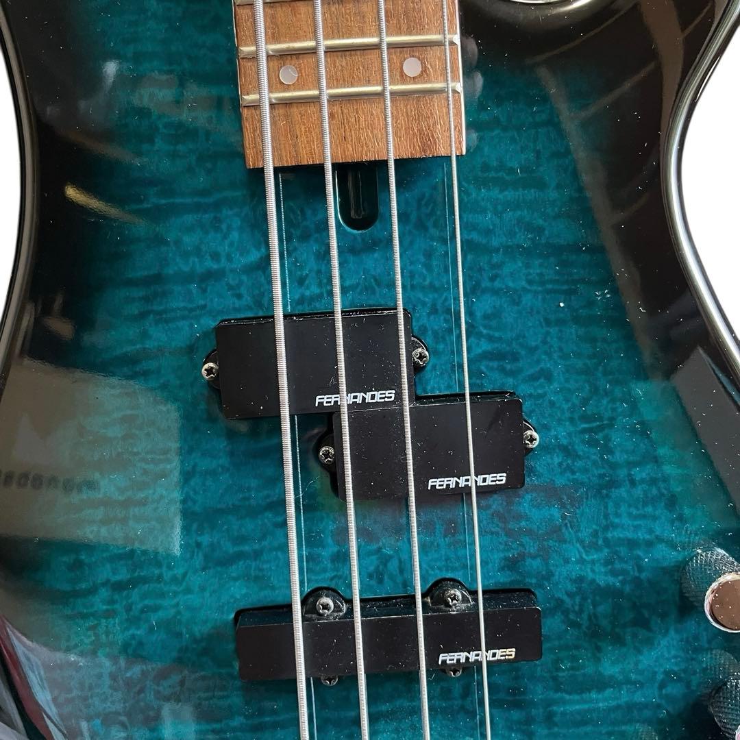 はな様 FERNANDES FRB-40 エレキベース ブルー グラデーション - メルカリ
