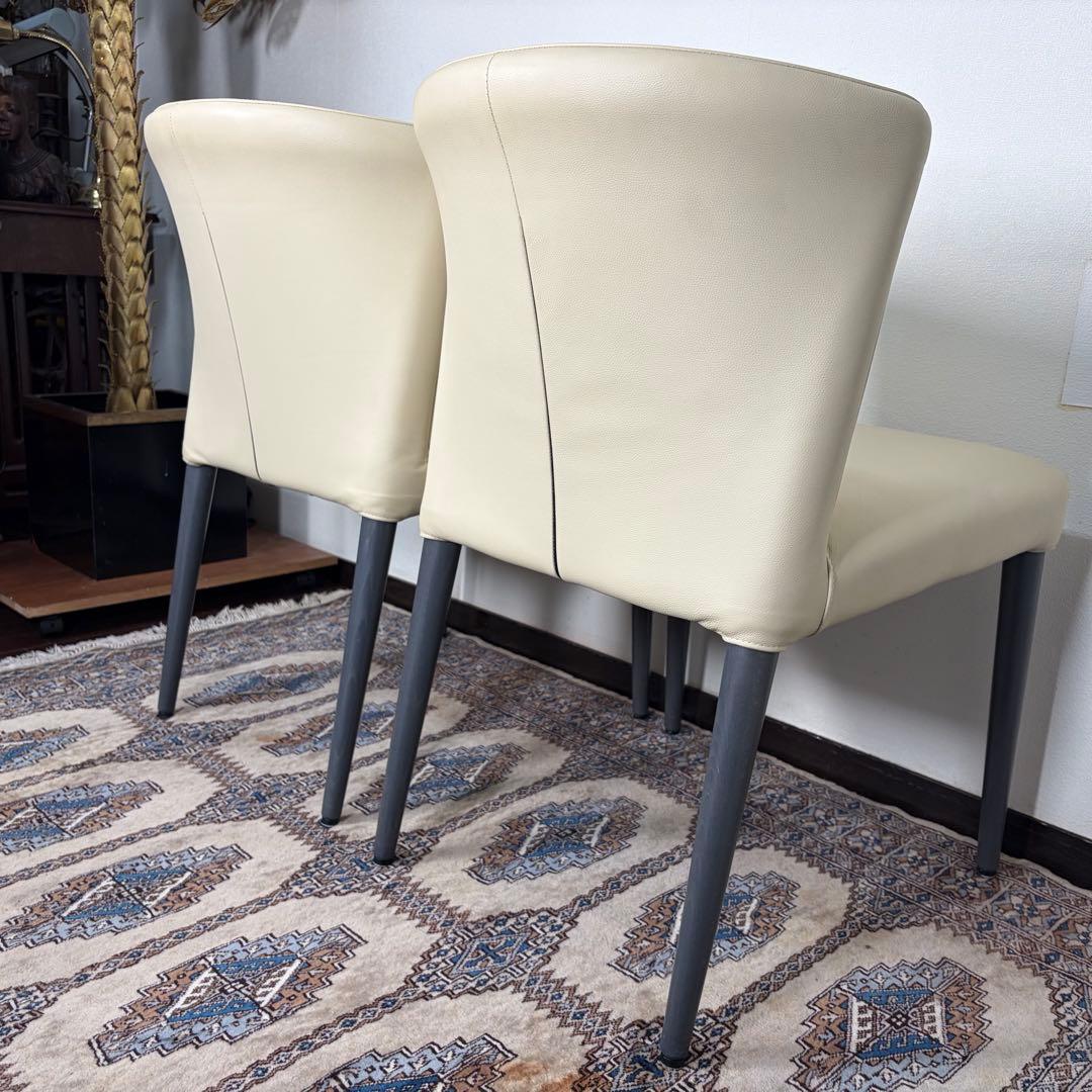 ligne roset ロゼチルコ 2脚セット リーンロゼ ダイニングチェア