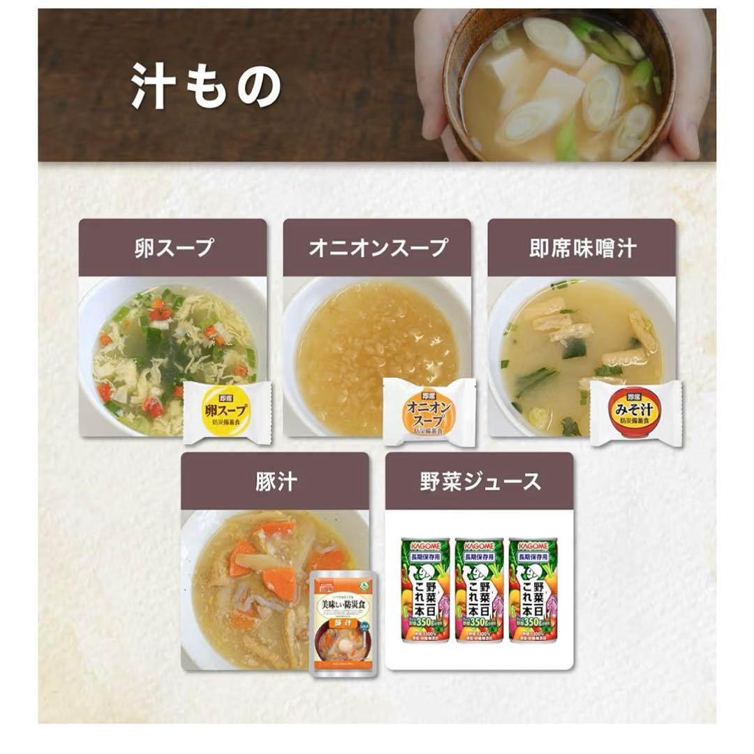 長期保存の非常食セット 栄養バランス 心も身体も満たされる非常食セット 7日分